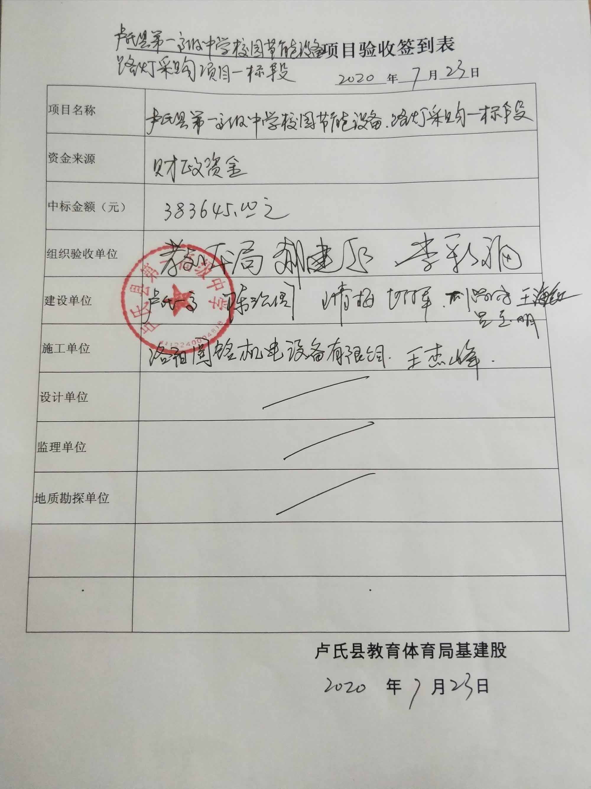 2020年7月22日盧氏一高節電產品安裝工程驗收(圖3)